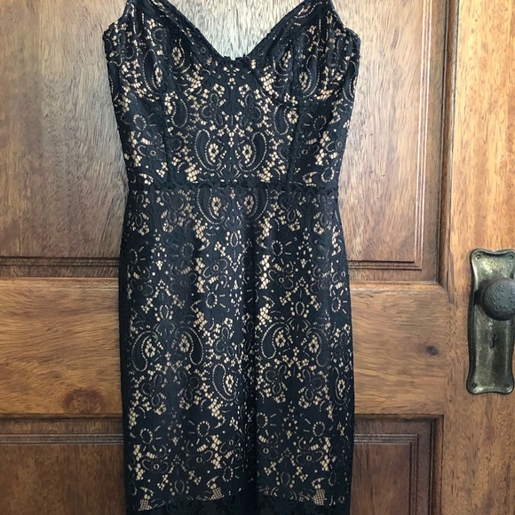 For Love & Lemons lace overlay mini dress size XS - Picture 2 of 5
